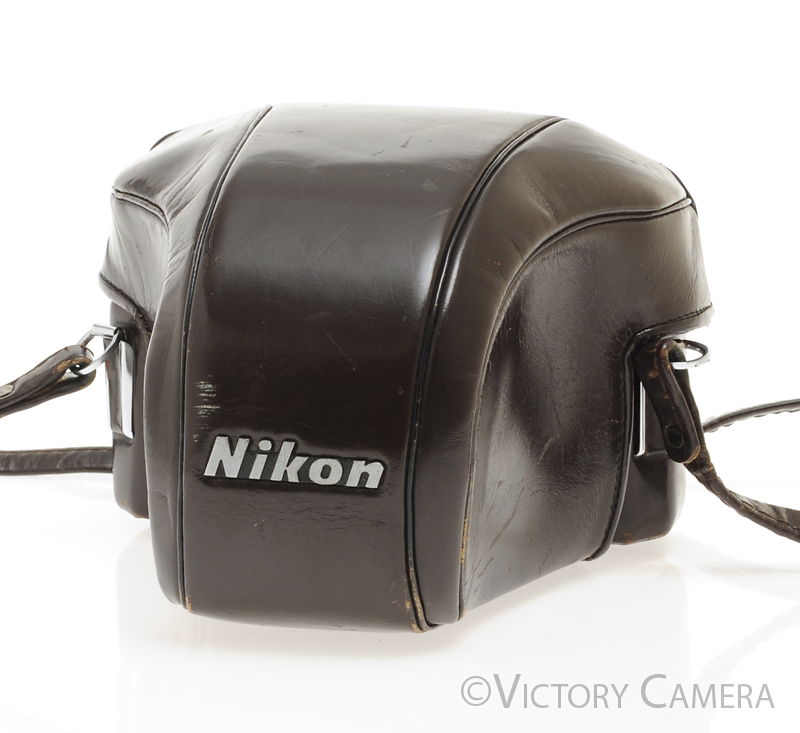 Nikon F Brown Leather Ever Ready Case &quot;T&quot; for F Camera [EXC] - Victory Camera