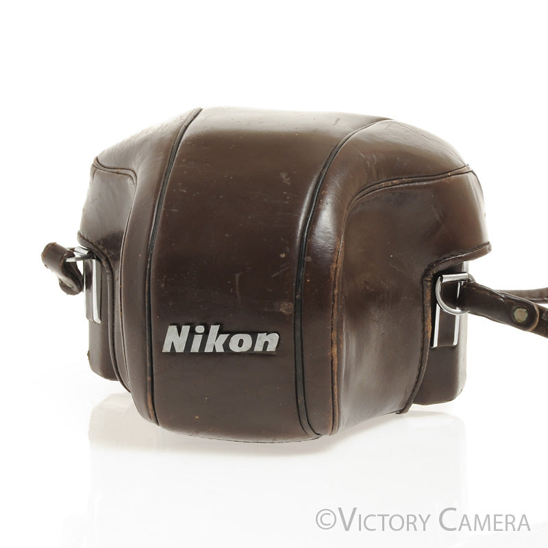 Nion F Brown Leather Ever Ready Case &quot;T&quot; for F Camera [GOOD] - Victory Camera