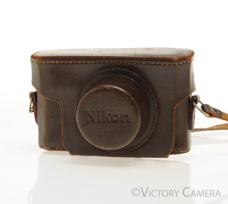 Nikon Genuine Brown Leather Ever Ready Case for M Rangefinder Camera [EXC] - Victory Camera