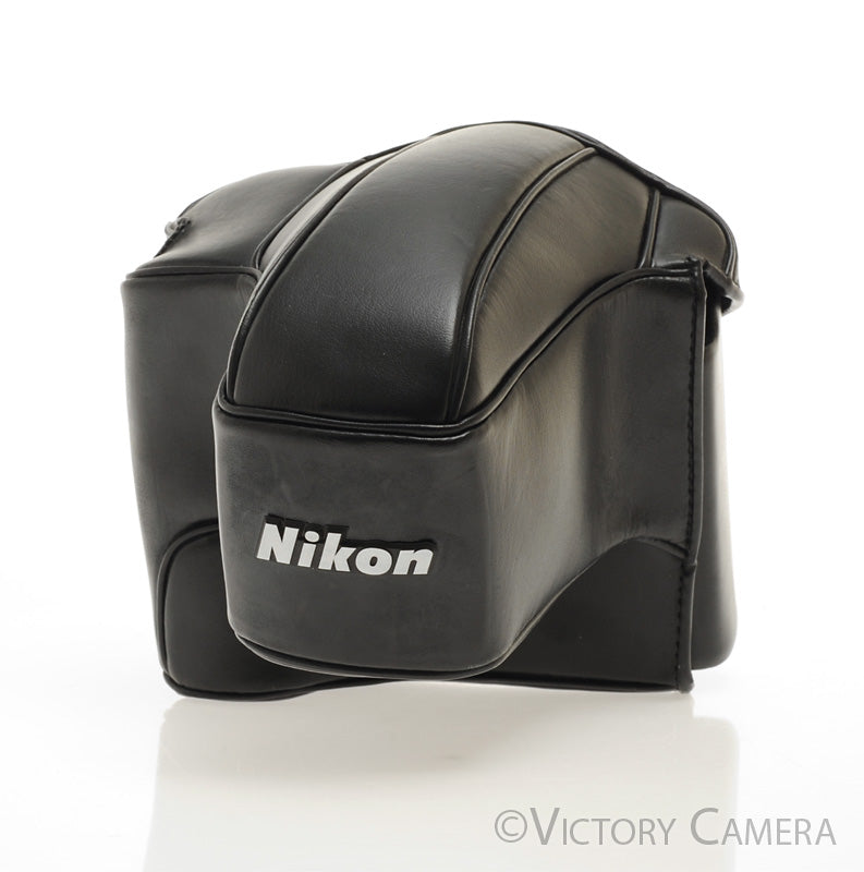 Nikon Rare CF-29 Black Ever Ready Case for FE FE2 FM FM2N w/ MD-12 [EXC] - Victory Camera