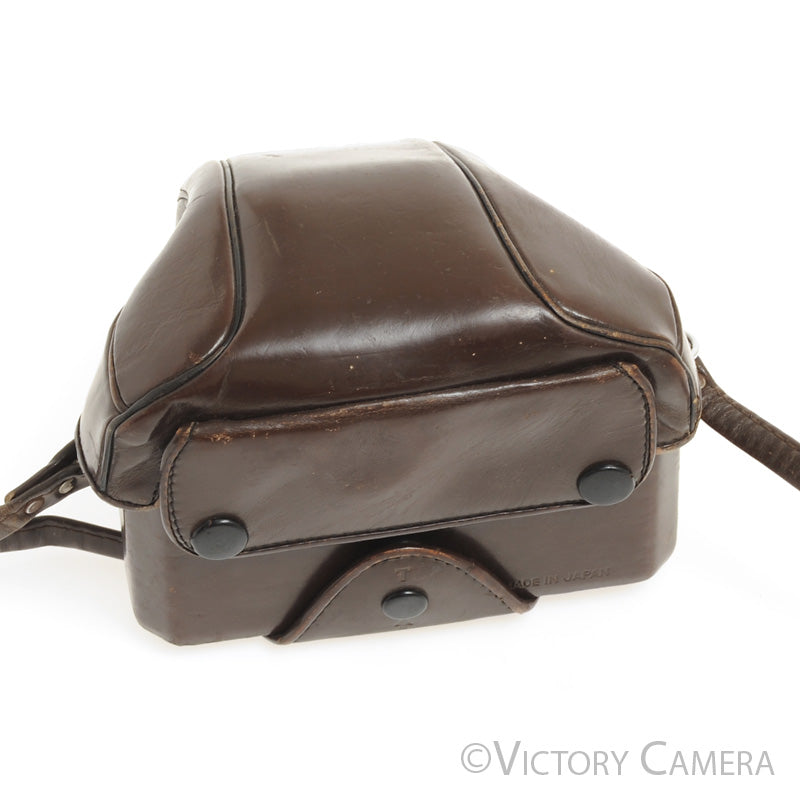 Nion F Brown Leather Ever Ready Case &quot;T&quot; for F Camera [GOOD] - Victory Camera