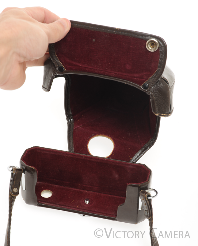 Nikon F Brown Leather Ever Ready Case &quot;T&quot; for F Camera [EXC] - Victory Camera