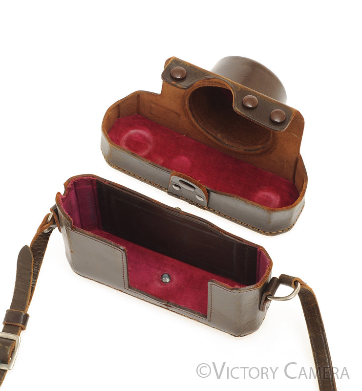 Nikon Genuine Brown Leather Ever Ready Case for M Rangefinder Camera [EXC] - Victory Camera