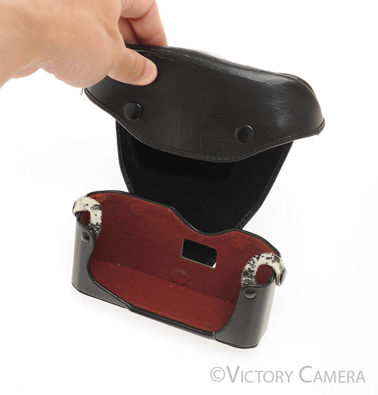 Genuine Nikon Black Leather Ever Ready Case CF-7 for FE, FM, FE2, FM2 [EXC-] - Victory Camera