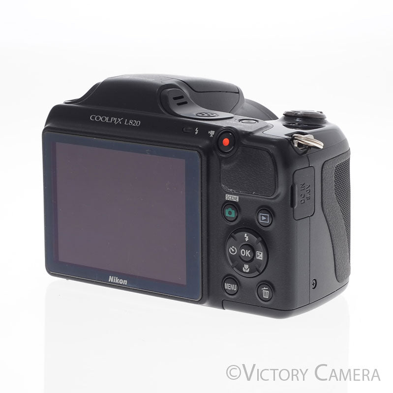 Nikon CoolPix L820 16MP Digital Point & Shoot Camera [EXC] - Victory Camera