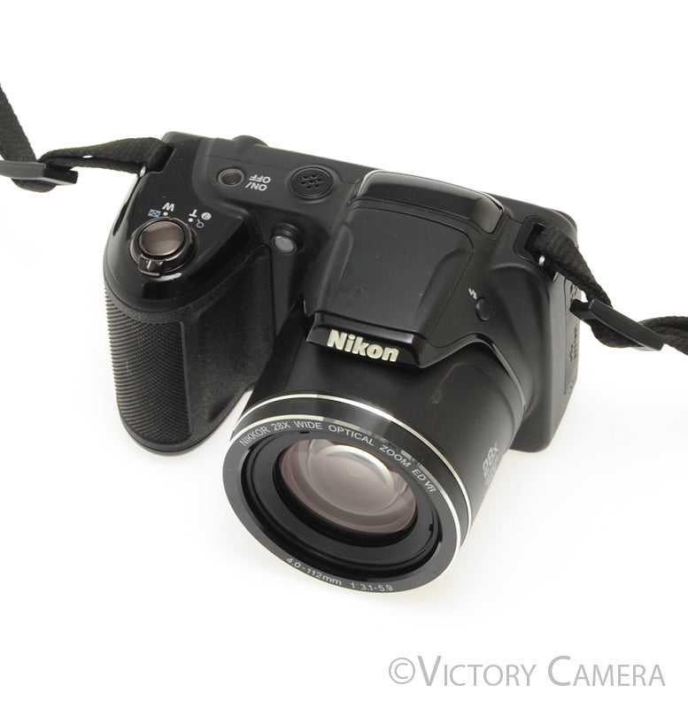 Nikon CoolPix L340 20.2MP Digital Point &amp; Shoot Camera [EXC+] - Victory Camera