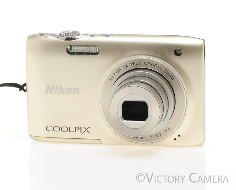 Nikon CoolPix S3100 Silver 14MP Digital Point and Shoot Camera [EXC+] - Victory Camera