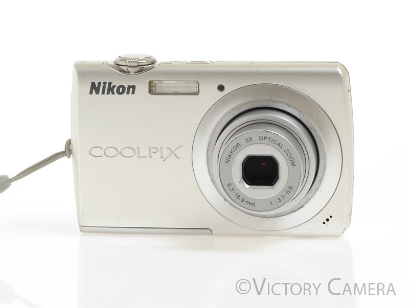 Nikon CoolPix S203 Silver Digital Point & Shoot Camera [EX] - Victory Camera