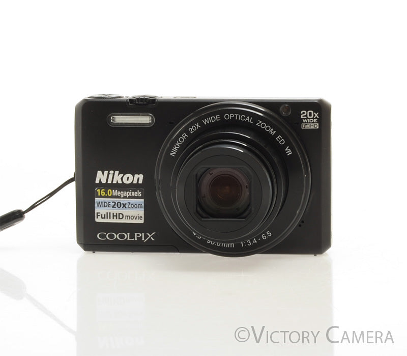 Nikon CoolPix S7000 Black 16MP Digital Point and Shoot Camera [EXC] - Victory Camera