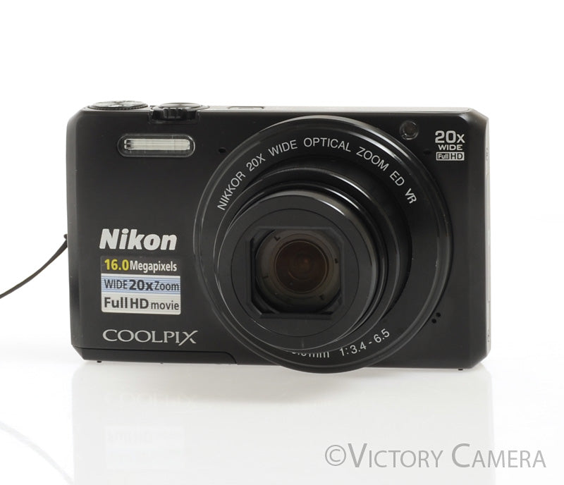 Nikon CoolPix S7000 Black 16MP Digital Point & Shoot Camera [EXC+] - Victory Camera