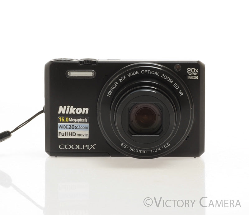 Nikon CoolPix S7000 Black 12MP Digital Point and Shoot Camera [EXC]