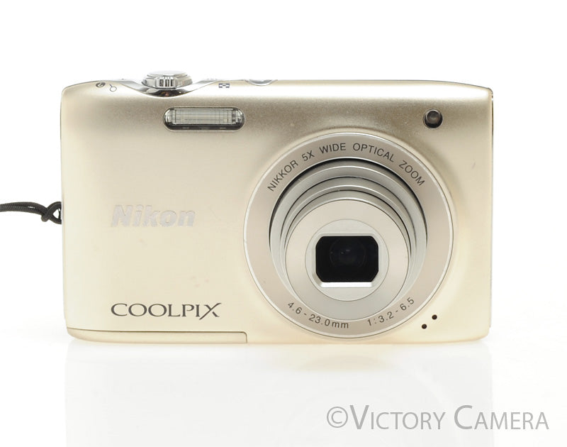 Nikon CoolPix S3100 Silver 14MP Digital Point and Shoot Camera [EXC+]