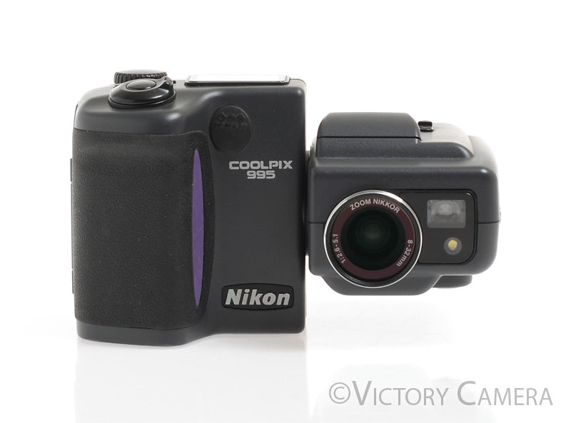 Nikon CoolPix 995 3.3MP Rotating Digital Camera Digicam -Clean, Cool- - Victory Camera
