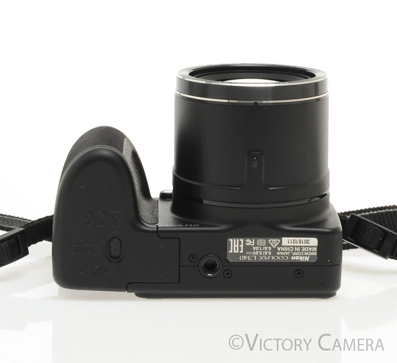 Nikon CoolPix L340 20.2MP Digital Point &amp; Shoot Camera [EXC+] - Victory Camera