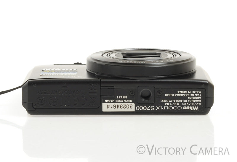 Nikon CoolPix S7000 Black 16MP Digital Point & Shoot Camera [EXC+]