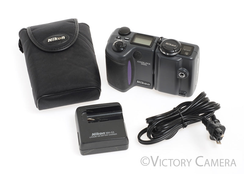 Nikon CoolPix 995 3.3MP Rotating Digital Camera Digicam -Clean, Cool- - Victory Camera