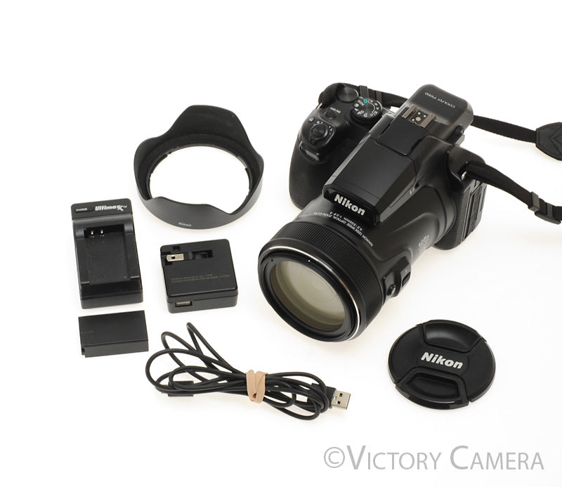 Nikon Coolpix P1000 w/ 24-3000mm Superzoom Lens [EXC+] - Victory Camera