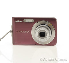 【極美品】Nikon COOLPIX S210 赤　箱あり　充電器無　稼働未確認 Nikon Coolpix S210 digital camera