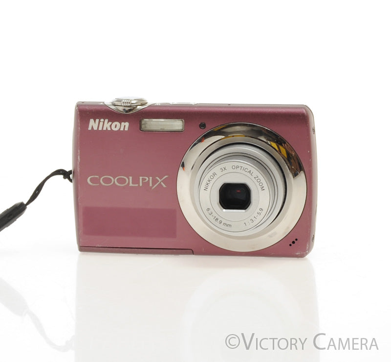Nikon CoolPix S220 Plum 10MP Digital Point & Shoot Camera [EXC] - Victory Camera