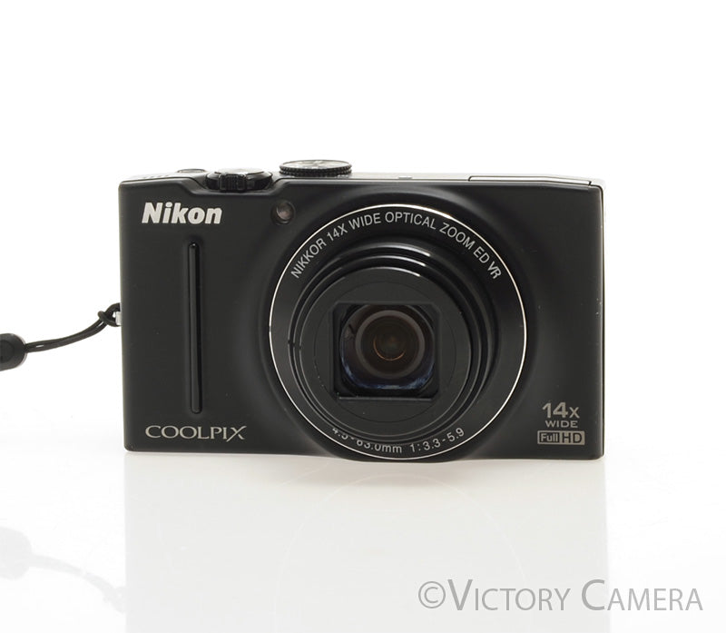 Nikon CoolPix S8200 Black 16.1mp Digtial Point & Shoot Camera [EXC] - Victory Camera