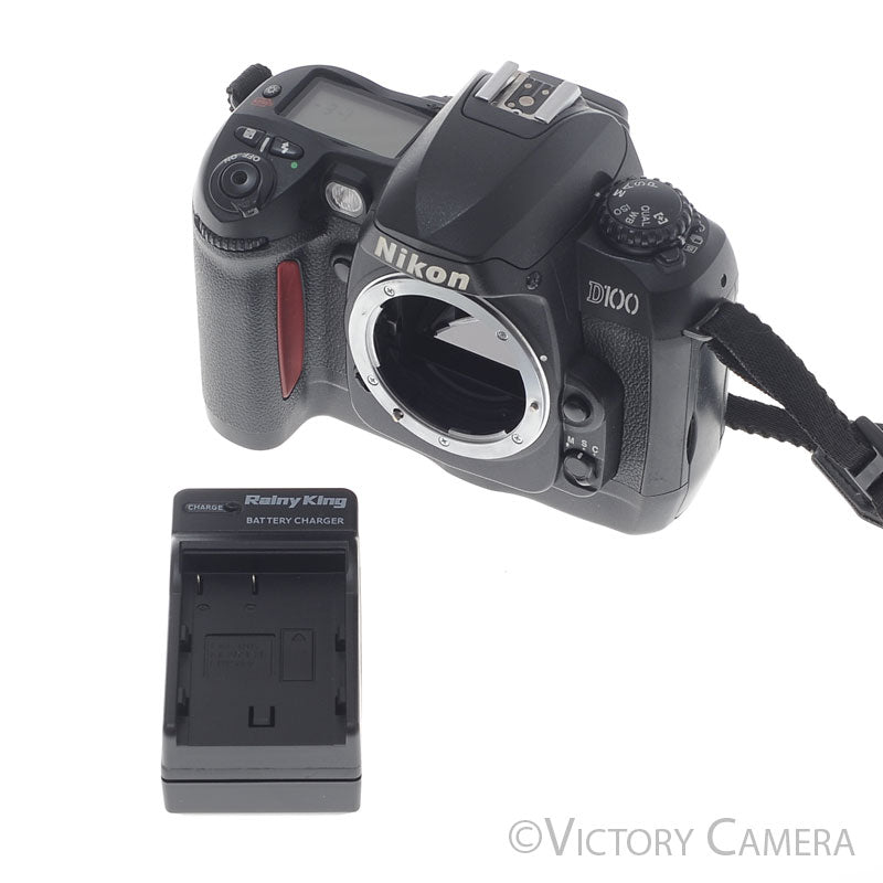 Nikon D100 6.1MP CCD Sensor Digital SLR Camera Body [EXC] - Victory Camera