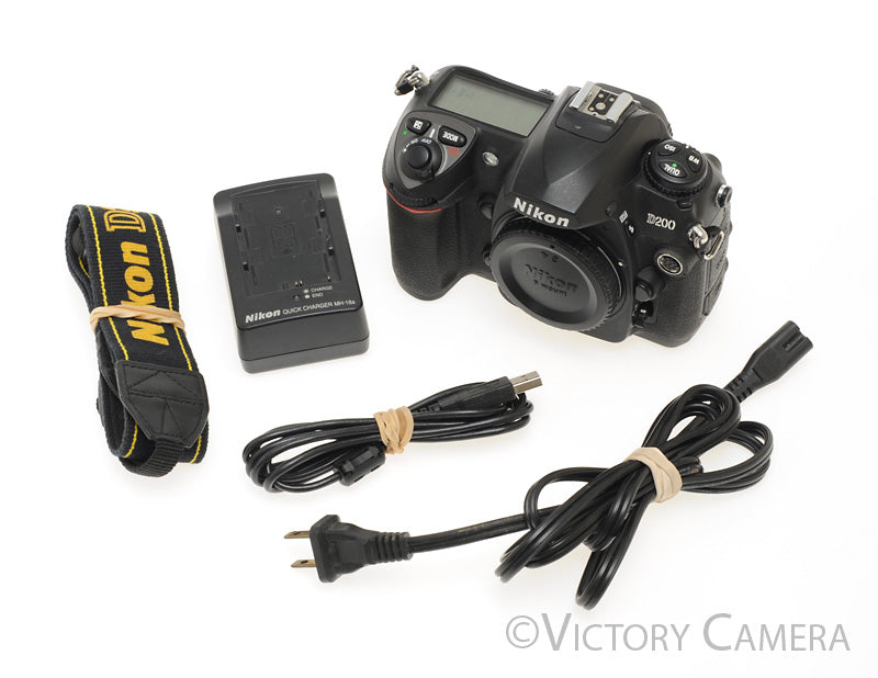 Nikon D200 Digital SLR Camera Body (Only 4000 Shots) [MINT-] - Victory Camera