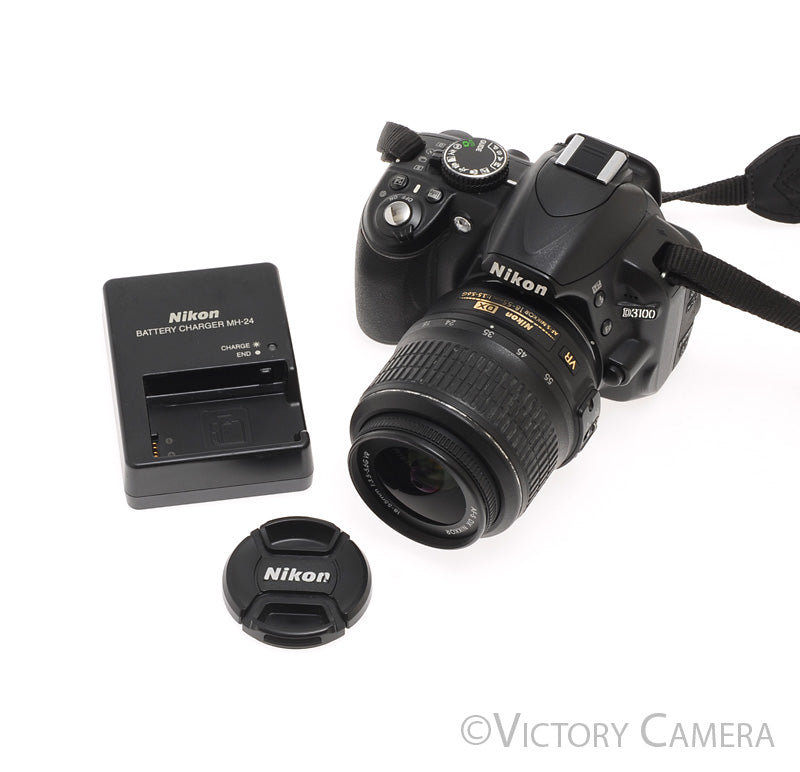 Nikon D3100 Digital Camera w/ 18-55mm Lens ~5400 Shots [EXC] - Victory Camera