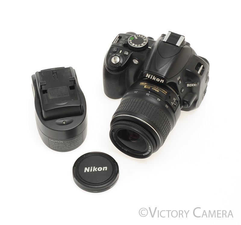 Nikon D3100 Digital Camera w/ 18-55mm II Lens ~10471 Shots [EXC] - Victory Camera