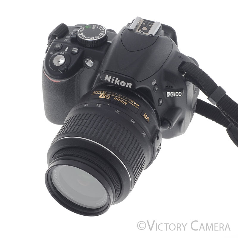 Nikon D3100 Digital Camera w/ 18-55mm Lens ~1,212 Shots [EXC] image 1