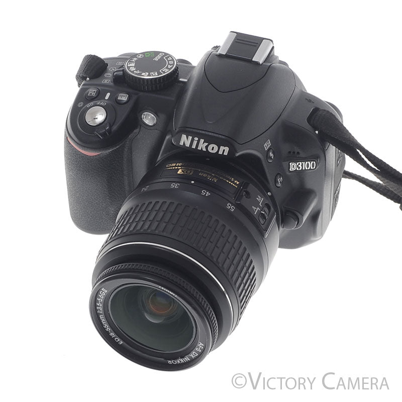 Nikon D3100 Digital Camera w/ 18-55mm Lens ~13,000 Shots [EXC] - Victory Camera