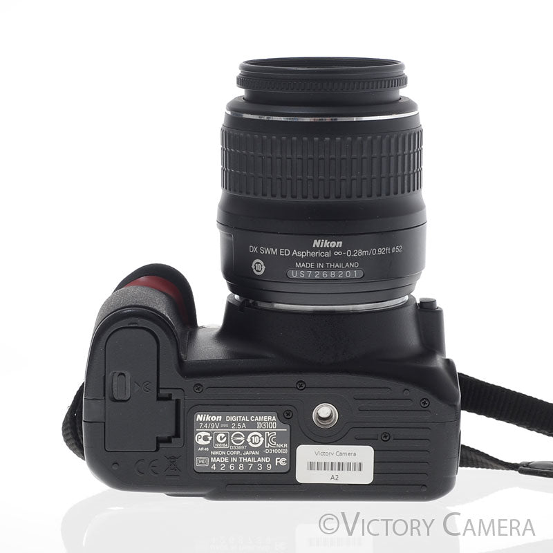 Nikon D3100 Digital Camera w/ 18-55mm Lens ~13,000 Shots [EXC] - Victory Camera
