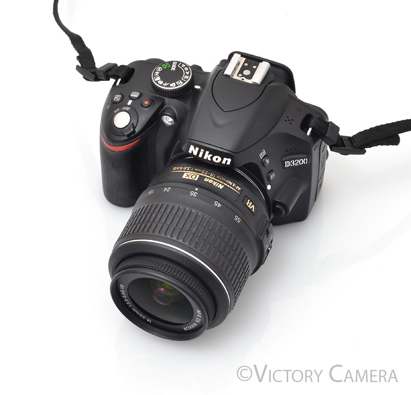 Nikon D3200 Digital SLR Camera Body w/ 18-55mm AF-S Lens ~36209 Shots [EXC] - Victory Camera