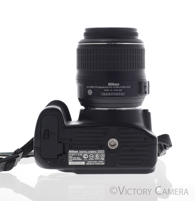 Nikon D3200 Digital SLR Camera Body w/ 18-55mm AF-S Lens ~3900 Shots [EXC+] - Victory Camera