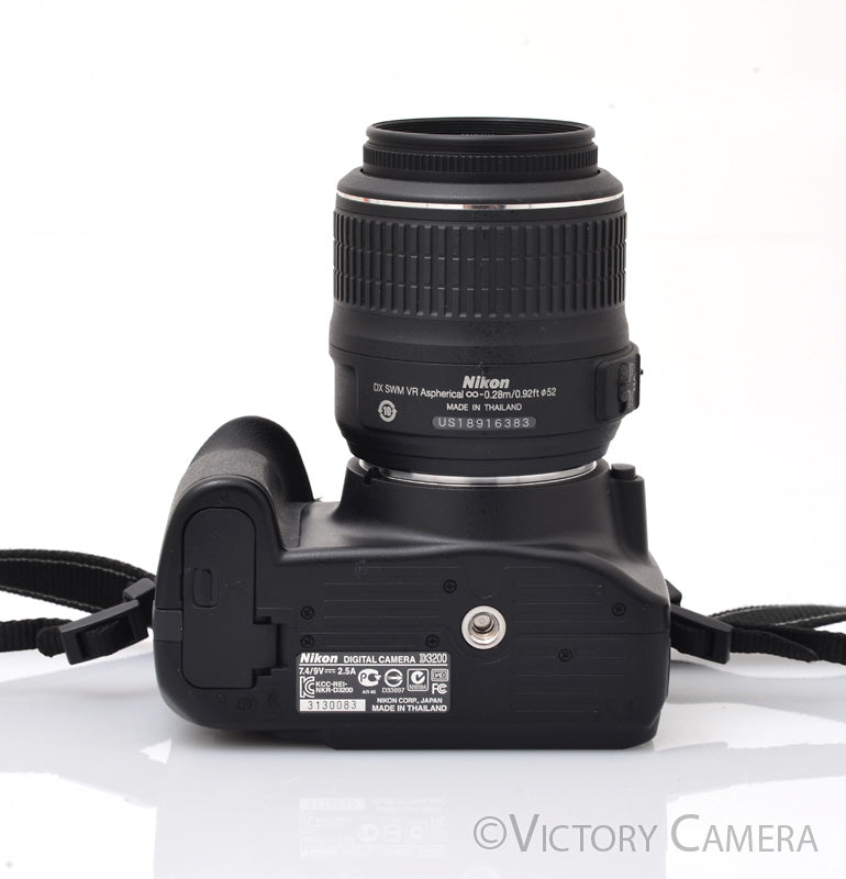 Nikon D3200 Digital SLR Camera Body w/ 18-55mm AF-S Lens ~36209 Shots [EXC] - Victory Camera
