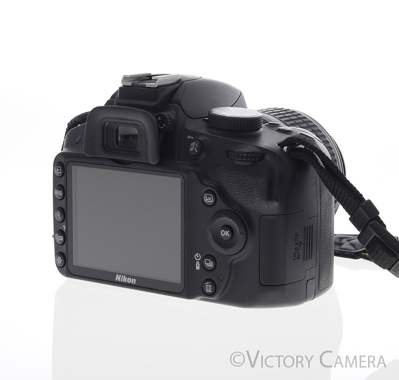 Nikon D3200 Digital SLR Camera Body w/ 18-55mm AF-S Lens ~3900 Shots [EXC+] - Victory Camera