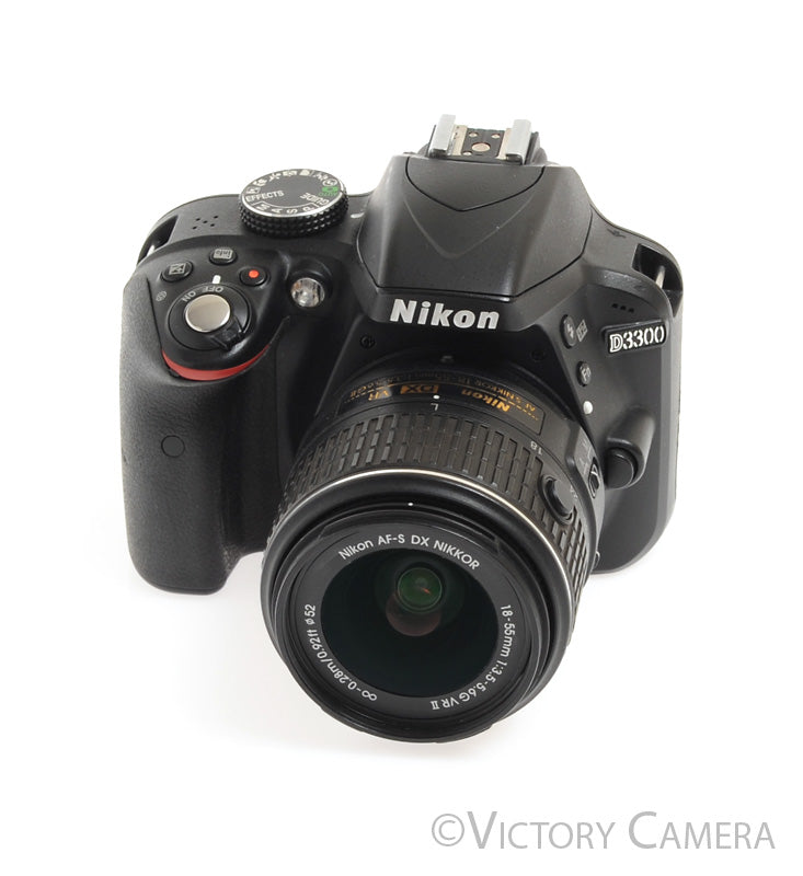 Nikon D3300 Digital Camera Body 24mp w/ 18-55mm VR II Lens -21400 shots- - Victory Camera