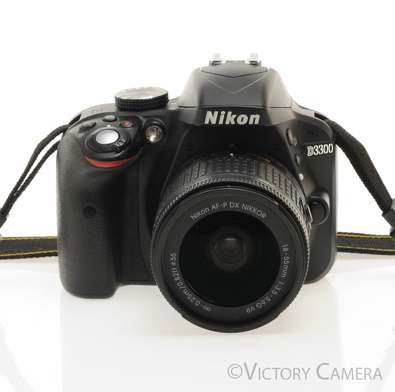 Nikon D3300 24MP Digital SLR Camera w/ 18-55mm Zoom Lens [EXC+]
