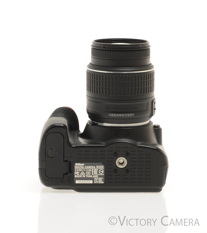 Nikon D3300 24MP Digital SLR Camera w/ 18-55mm Zoom Lens [EXC+] - Victory Camera