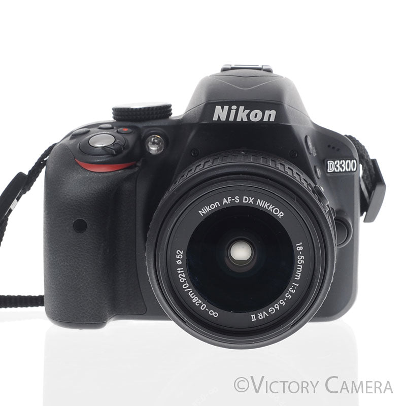 Nikon D3300 24MP Digital SLR Camera w/ 18-55mm Zoom Lens [EXC+] image 1