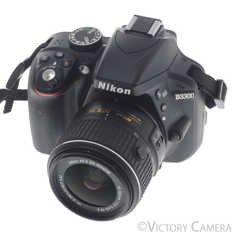 Nikon D3300 24MP Digital SLR Camera w/ 18-55mm Zoom Lens [EXC+] image 3