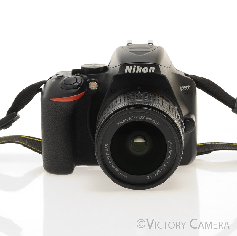 Nikon D3500 24.2MP Digital SLR Camera w/ 18-55mm Zoom Lens ~3500 Shots
