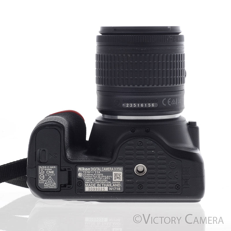 Nikon D3500 24.2MP Digital SLR Camera w/ 18-55mm Zoom Lens [EXC+] - Victory Camera