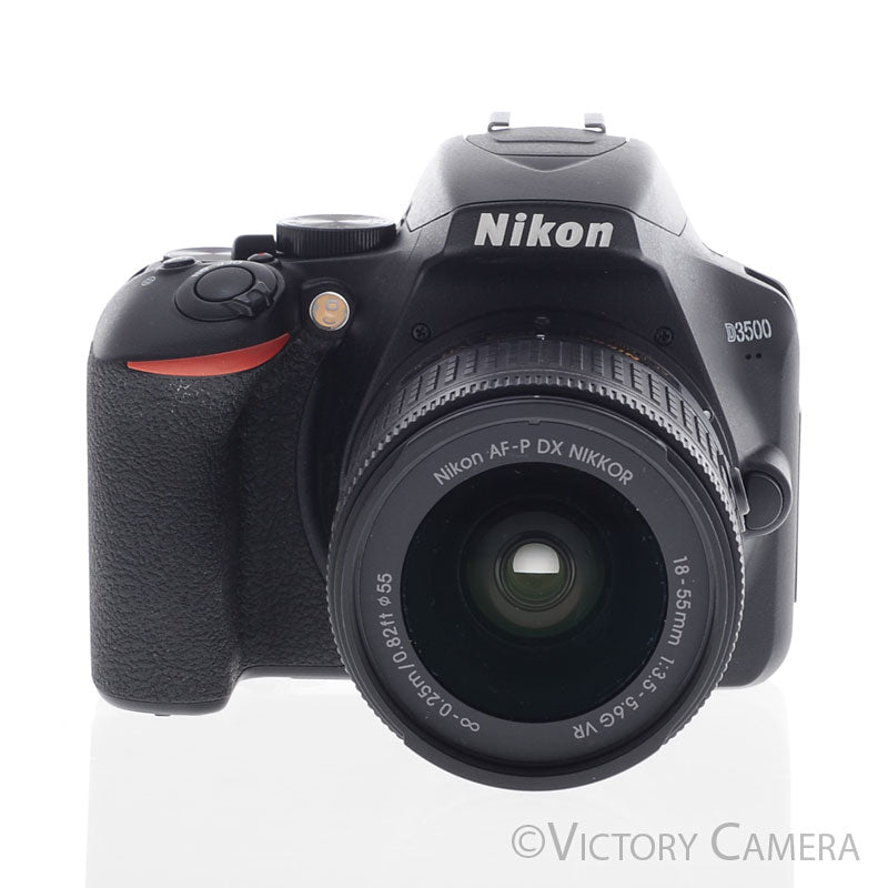 Nikon D3500 24.2MP Digital SLR Camera w/ 18-55mm Zoom Lens ~2100 Shots [EXC+]