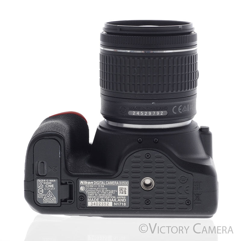 Nikon D3500 24.2MP Digital SLR Camera w/ 18-55mm Zoom Lens ~2100 Shots [EXC+]