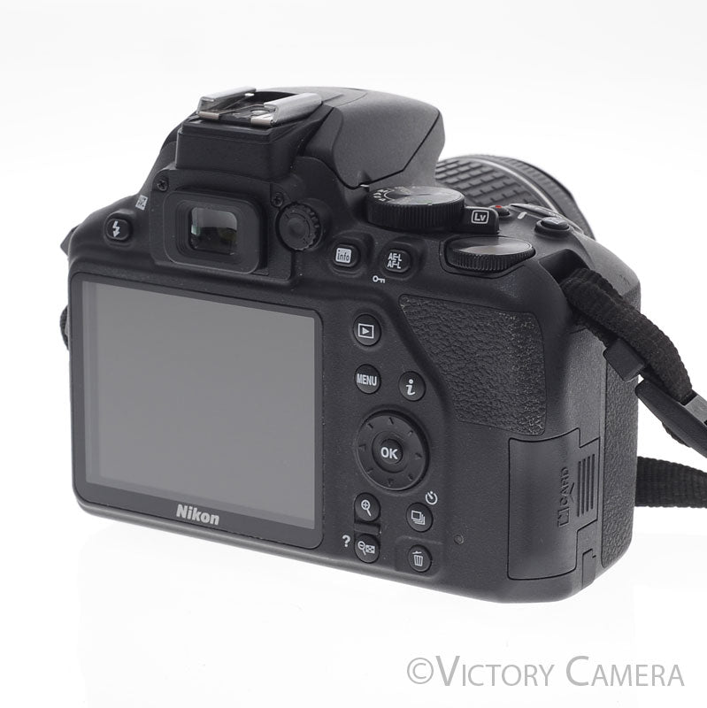 Nikon D3500 24.2MP Digital SLR Camera w/ 18-55mm Zoom Lens ~3200 Shots [MINT-] - Victory Camera