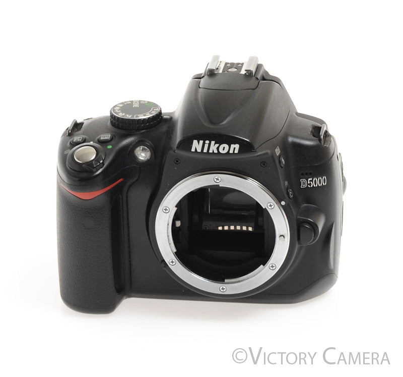 Nikon D5000 12.3MP Digital SLR Camera Body w/ Charger (~22,000 shots) - Victory Camera