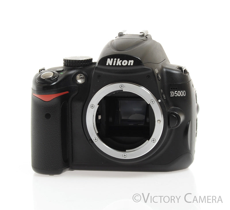Nikon D5000 12.3MP Digital SLR Camera Body w/ Charger (~22,000 shots) - Victory Camera