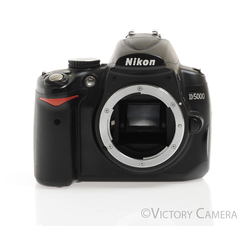 Nikon D5000 12.3MP Digital SLR Camera Body w/ Charger (~22,000 shots) - Victory Camera