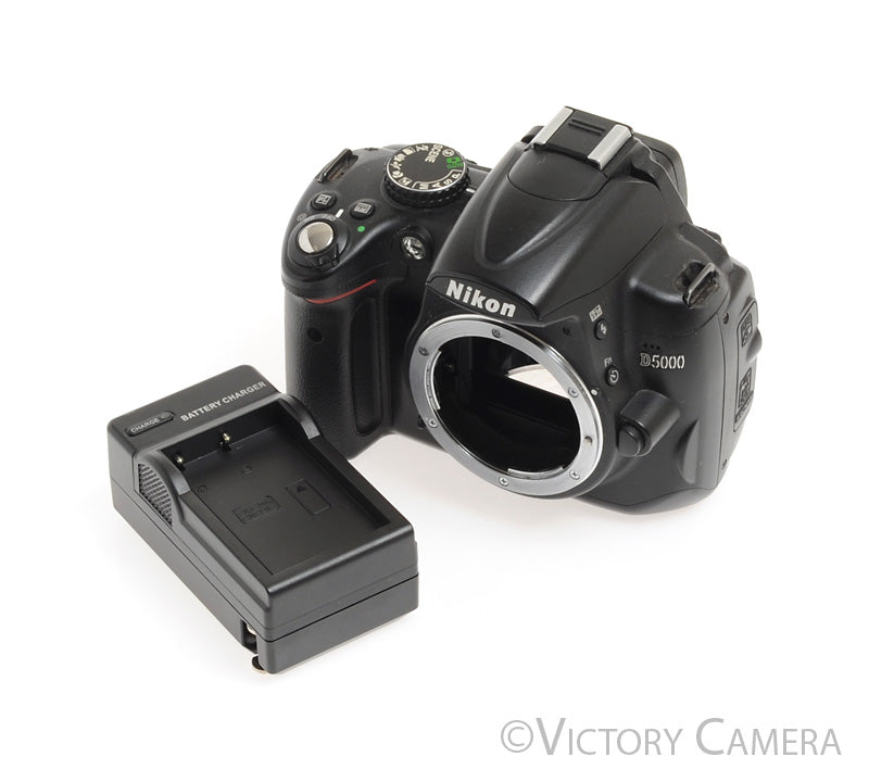 Nikon D5000 12.3MP Digital SLR Camera Body w/ Charger (~22,000 shots) [EXC-] - Victory Camera