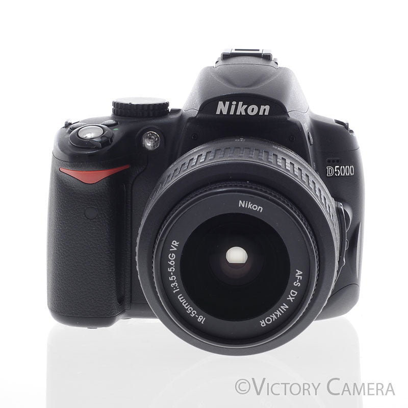 Nikon D5000 12.3MP Digital SLR Camera Body w/ 18-55mm Lens  [EXC] - Victory Camera